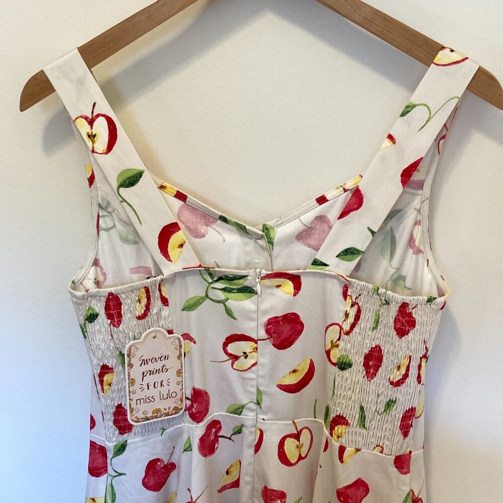 Miss Lulo Apples Dress, L, NWT - Picture 2 of 5